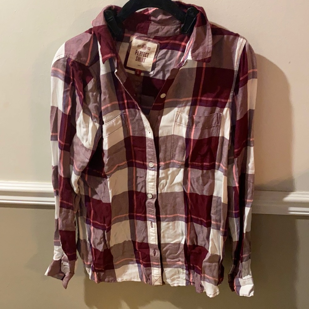 Red plaid flannel